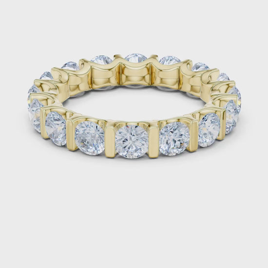 Round Lab Grown Diamond Eternity Ring | Oriael