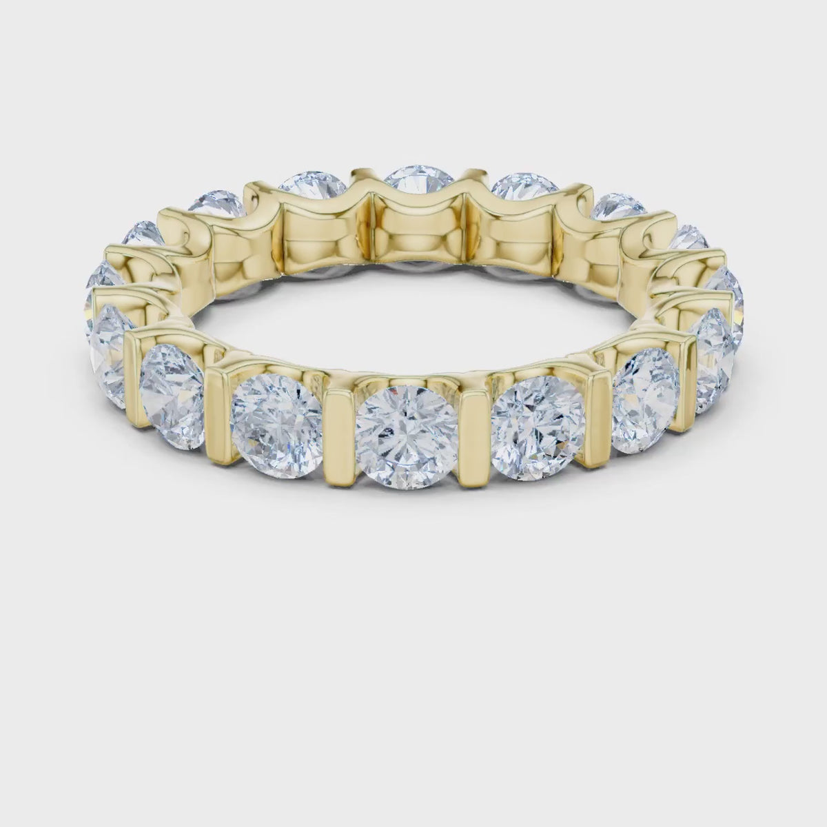 Round Lab Grown Diamond Eternity Ring | Oriael
