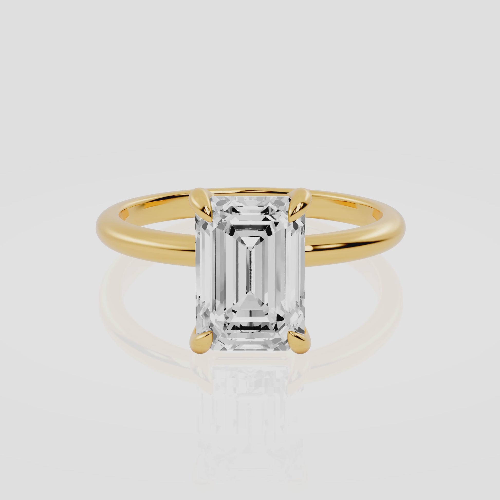Solitaire Lab-Grown Diamond Engagement Ring | Toronto Elite
