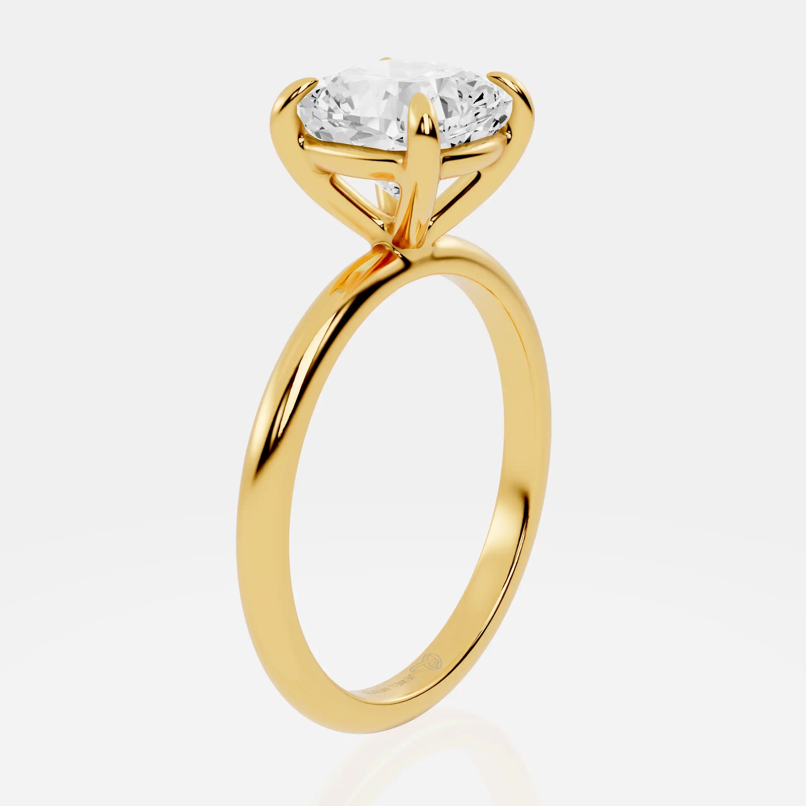 Solitaire Lab-Grown Diamond Engagement Ring | Toronto Elite