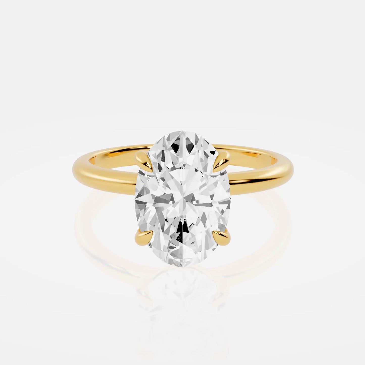 Solitaire Lab-Grown Diamond Engagement Ring | Toronto Elite