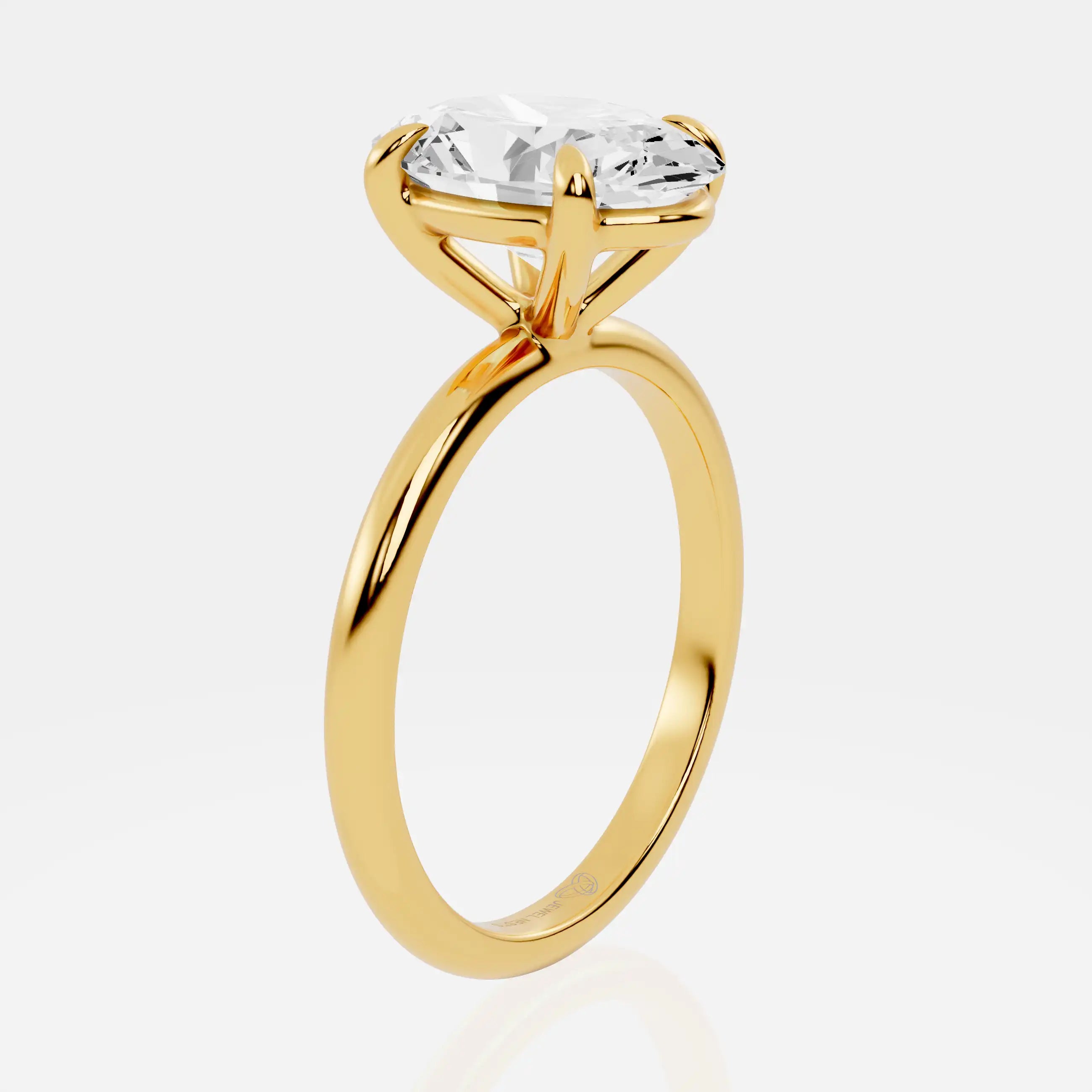 Solitaire Lab-Grown Diamond Engagement Ring | Toronto Elite