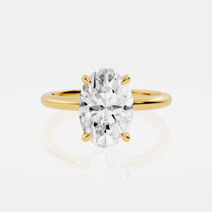 Amsterdam Charm - Outer Hidden Halo Engagement Ring
