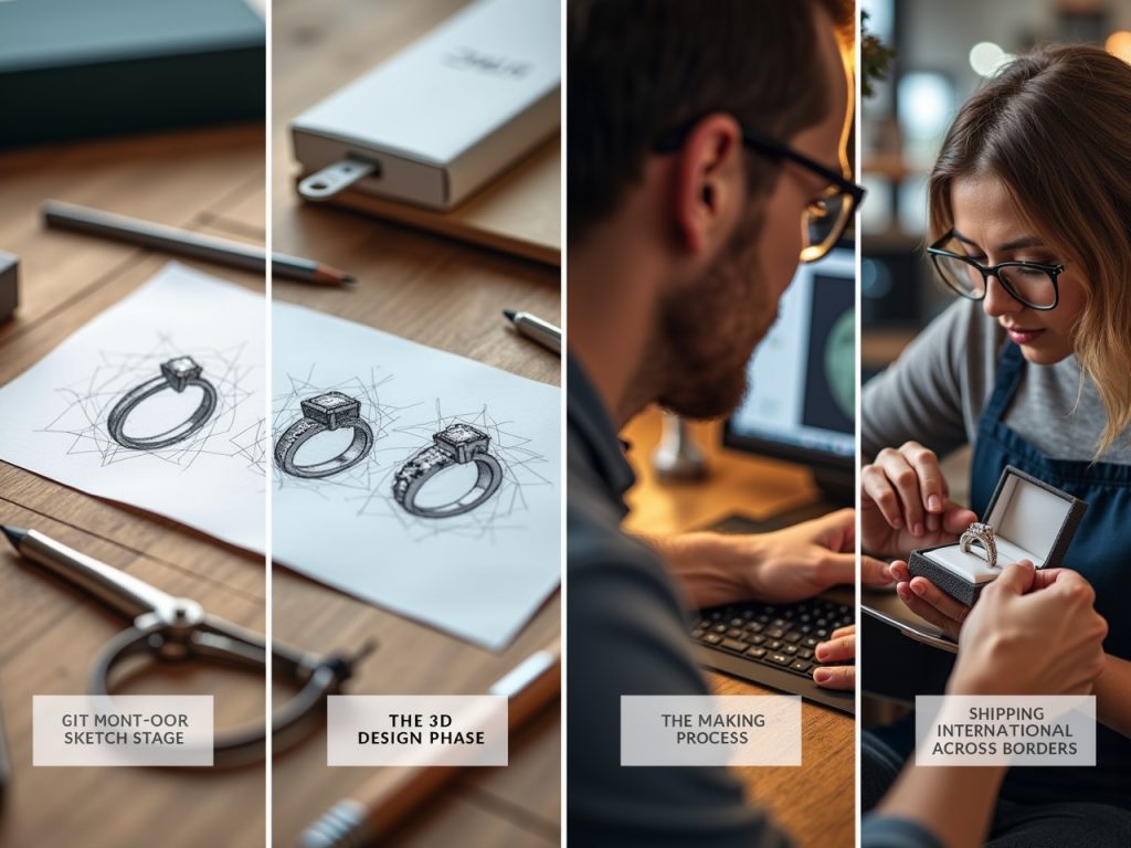 Custom Ring Journey: From Sketch to Shipping Across the Border