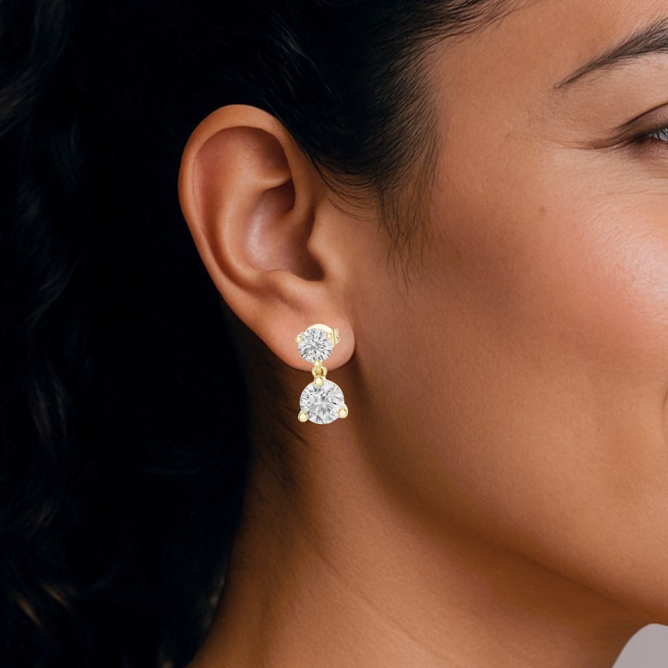 Gem Dimond Earrings