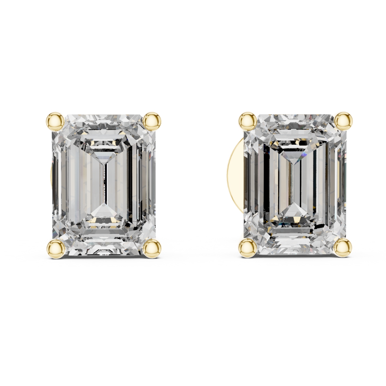 Emerald Dimond Earrings