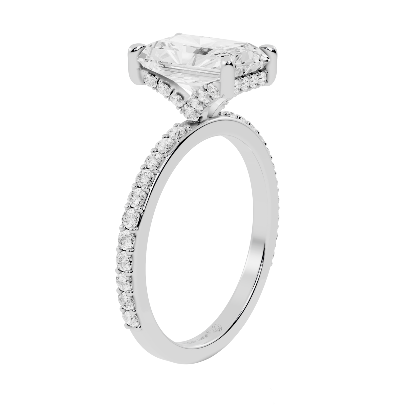engagement ring hidden halo