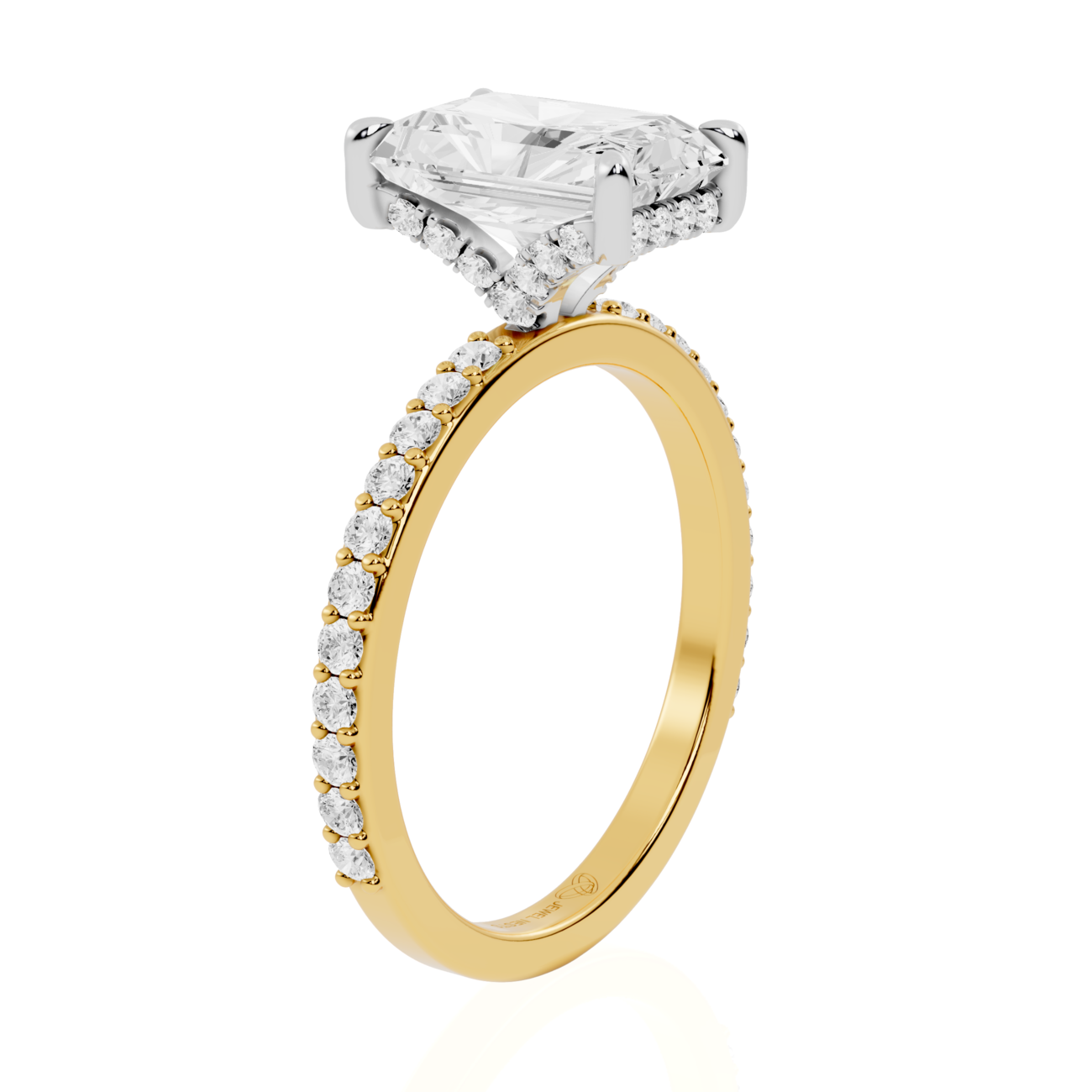 engagement ring hidden halo