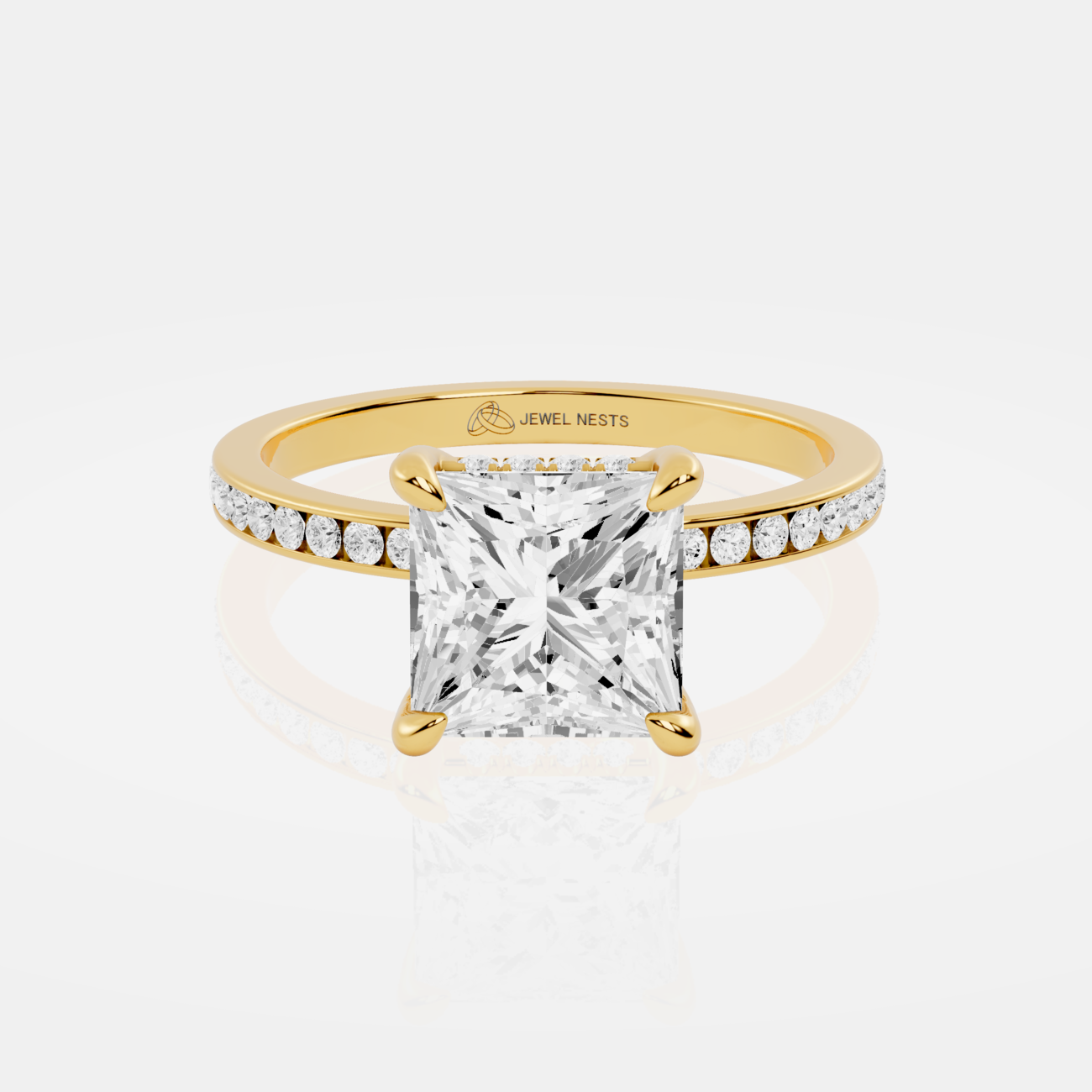 engagement ring hidden halo