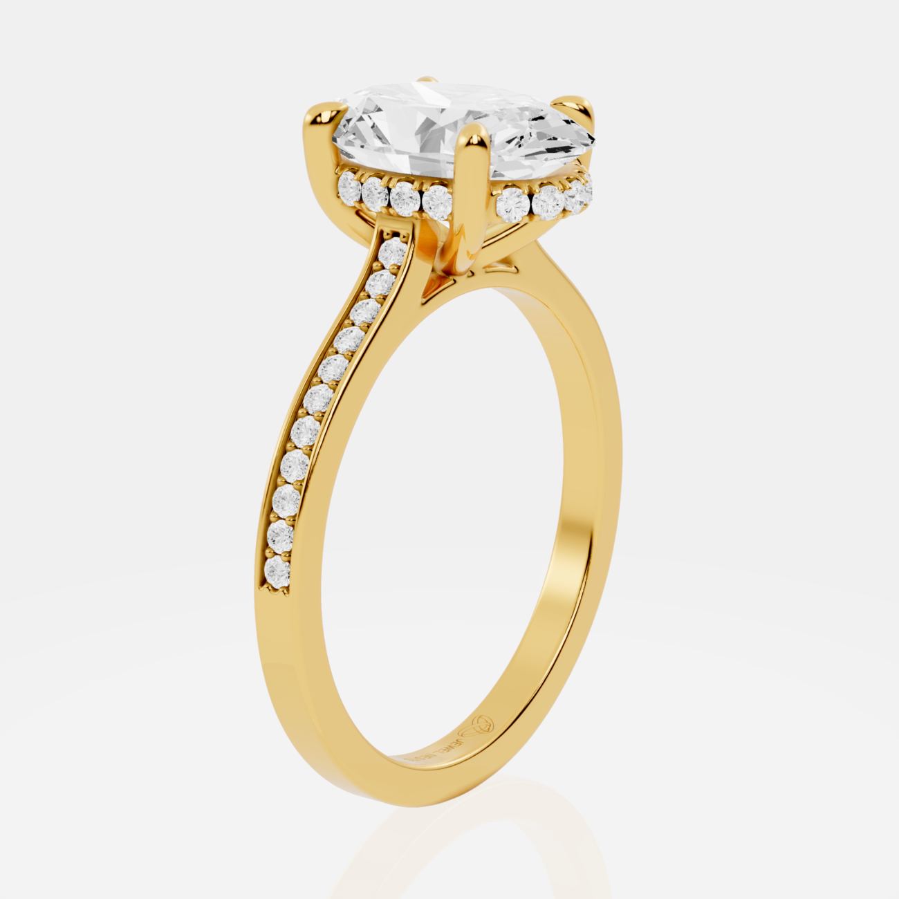 engagement ring hidden halo engagement ring hidden halo