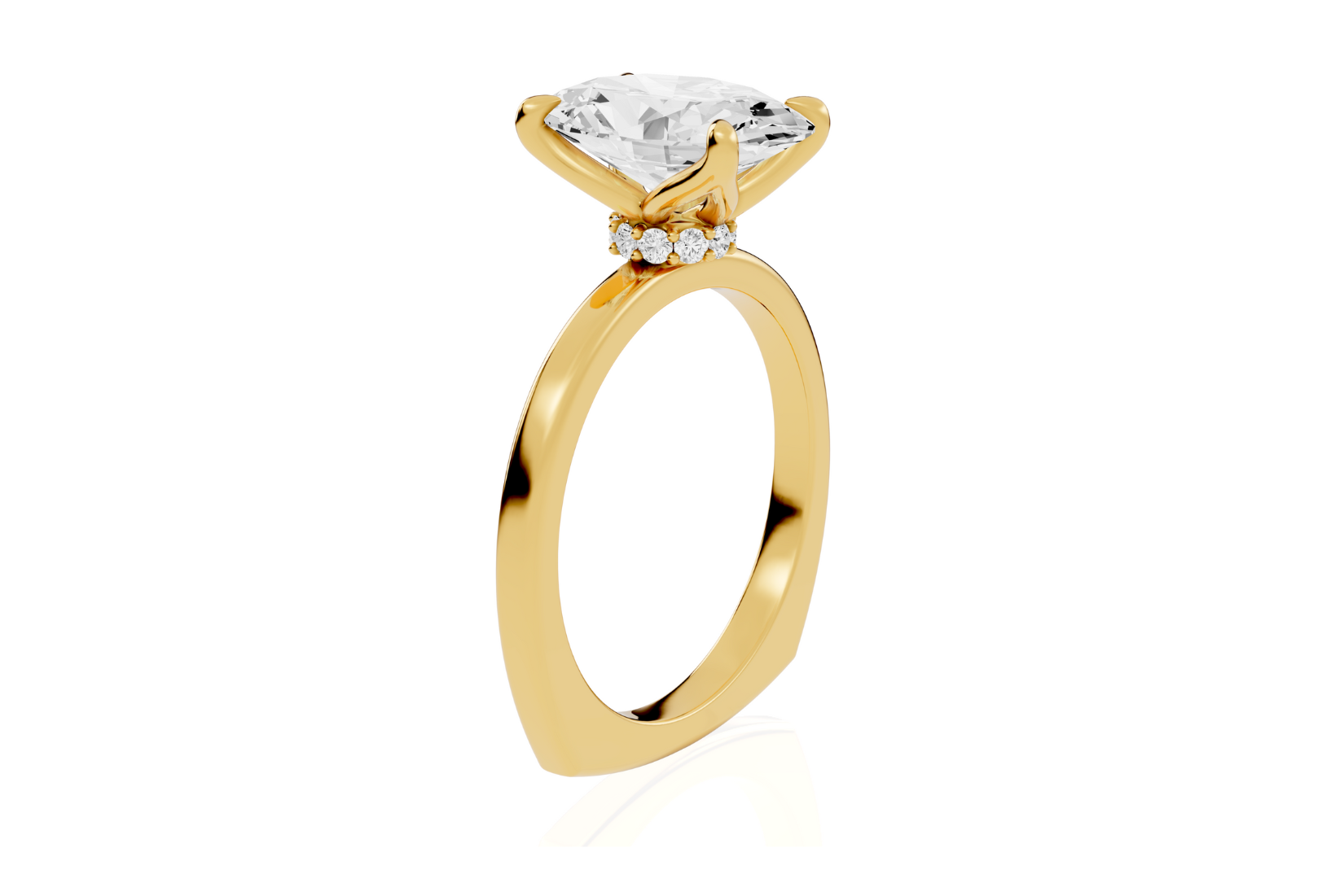 How to Customize a Hidden Halo Engagement Ring in Canada & USA