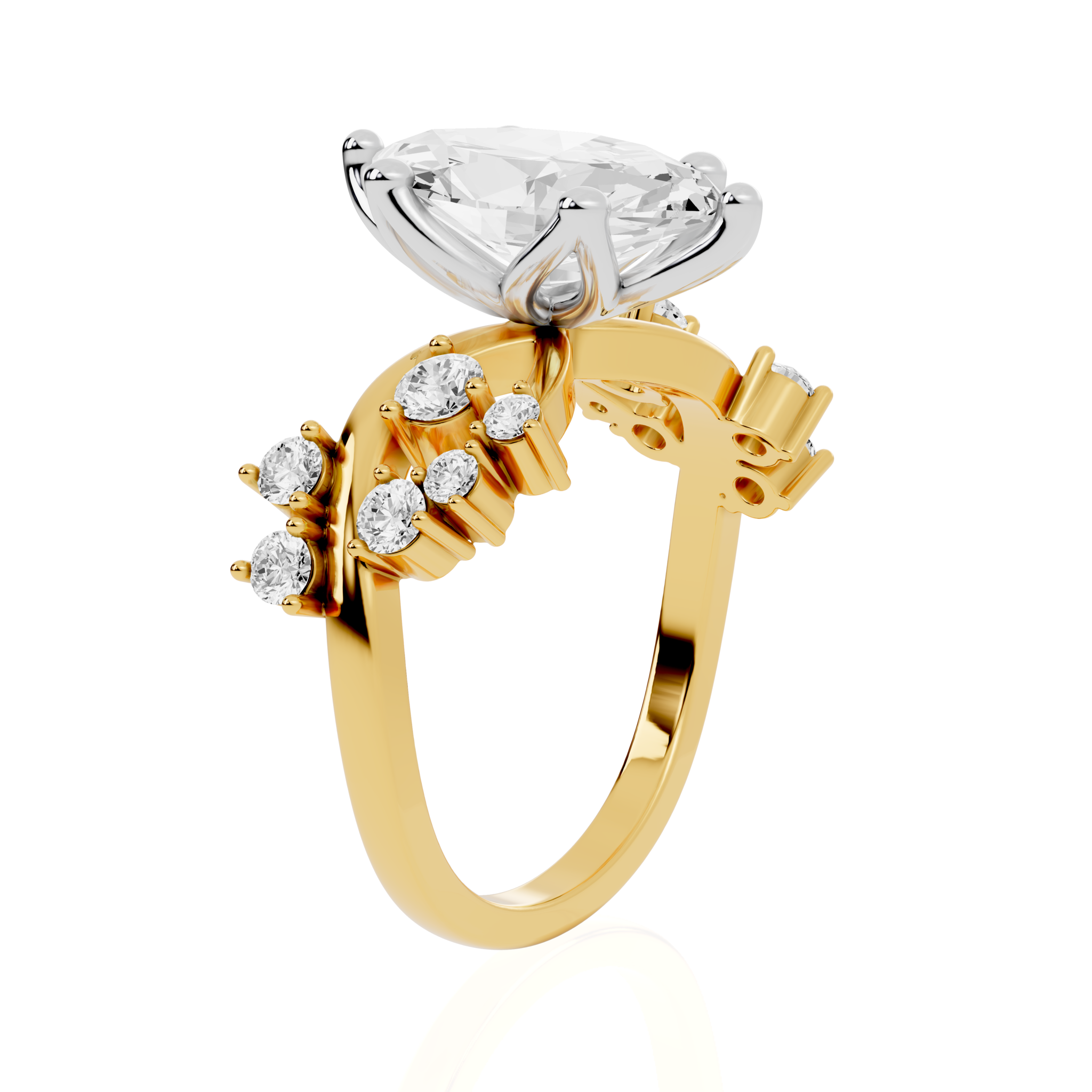 Marquise diamond engagement ring Marquise diamond engagement ring